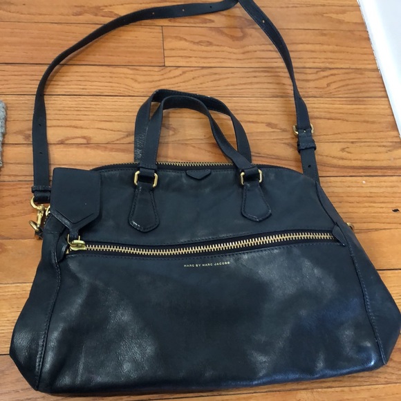 Marc by Marc Jacobs Navy leather used and authentic bag - Picture 3 of 10